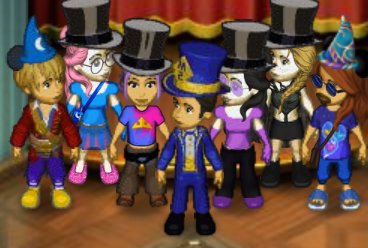 magic shop checkers crew!